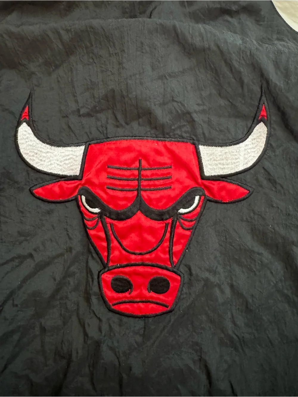 Vintage Chicago Bulls NBA Windbreaker Jacket Zip Youth L Jump Ball Club MJ 23
